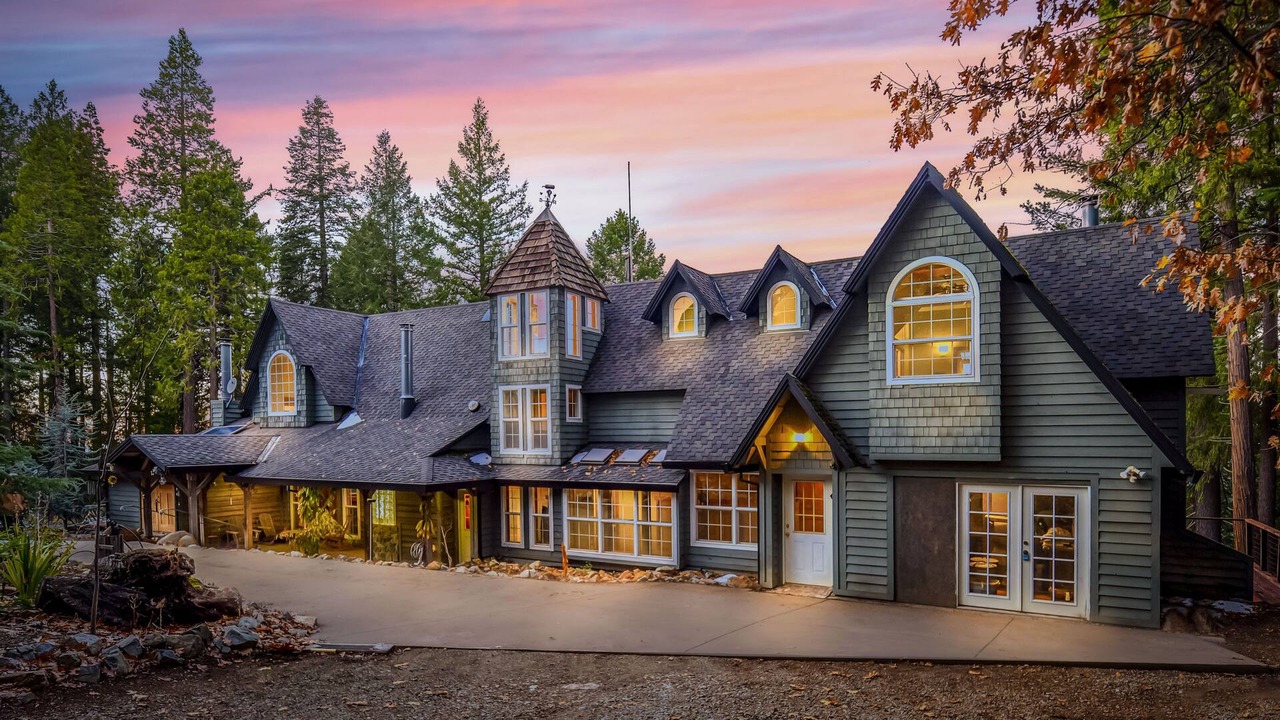Castile House at sunset